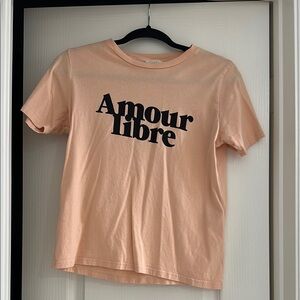 Sezane'Amour Libre' T-Shirt